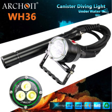 Archon Wh36 CREE Xm-L U2 Lámpara de buceo LED Canister Max 3000 lúmenes